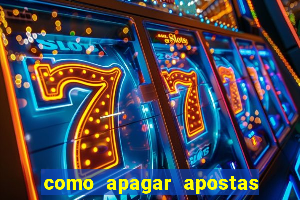 como apagar apostas no app da caixa